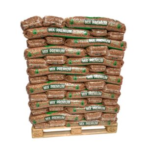 Mix Premium houtpellets DINplus 975 kg pallet 65 zakken